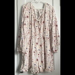 NWT- SO Plus Size Flower Jumpsuit
